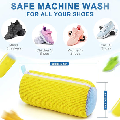 Shoe washing bag