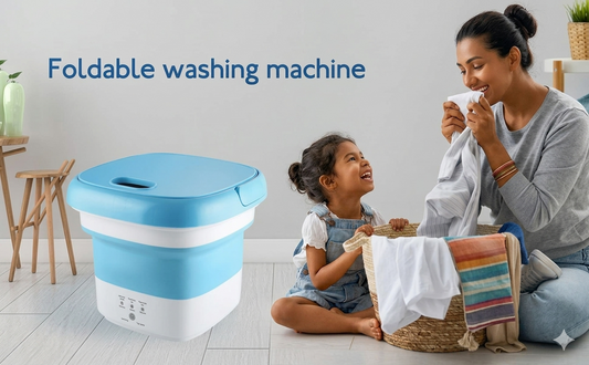 Foldable washing machine