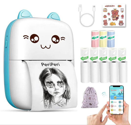 Cute Pocket Mini Printer – Print Anywhere, Anytime
