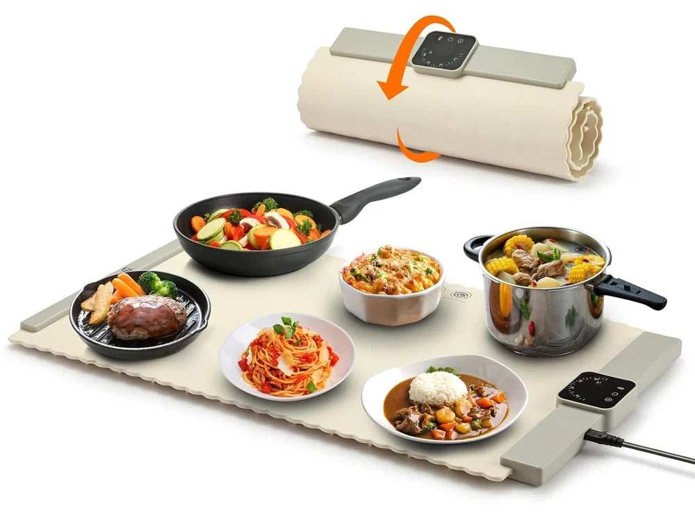 portable food warmer mat